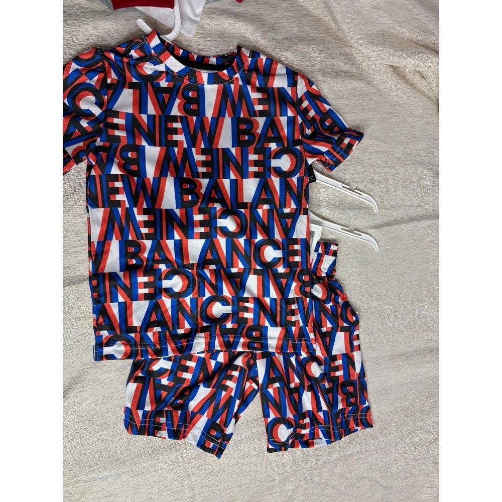 NWT orange, black and blue new balance set size 5-6